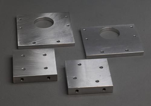 4 plaques d'adaptation en aluminium
