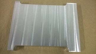 Plateau aluminium avec perçages