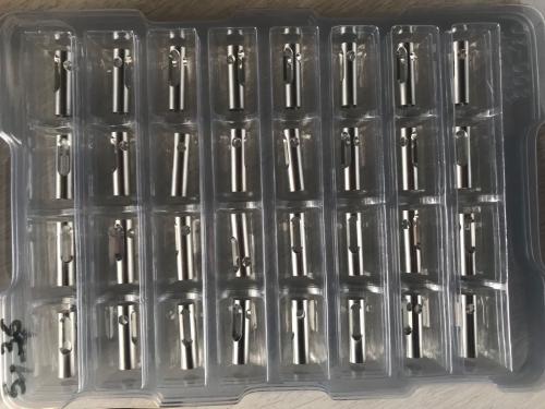 50 pieces cylindriques 34x10mm